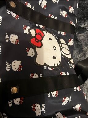 Hello Kitty duffel bag with Red Bow Detail